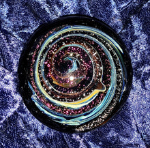 Load image into Gallery viewer, Sparkle Spiral Cremation Paperweight - Handmade To Order Glass Keepsake