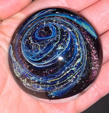 Load image into Gallery viewer, Sparkle Spiral Cremation Paperweight - Handmade To Order Glass Keepsake