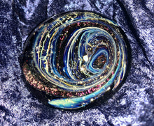 Load image into Gallery viewer, Sparkle Spiral Cremation Paperweight - Handmade To Order Glass Keepsake