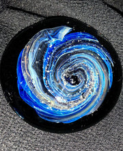 Load image into Gallery viewer, Glass Spiral Galaxy Cremation Paperweight - Handmade To Order Space Paperweight