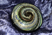 Load image into Gallery viewer, Twisted Spiral Handmade To Order Cremation Ash Glass Paperweight