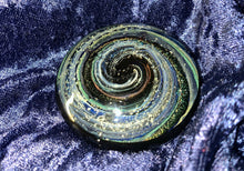 Load image into Gallery viewer, Twisted Spiral Handmade To Order Cremation Ash Glass Paperweight