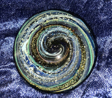Load image into Gallery viewer, Twisted Spiral Handmade To Order Cremation Ash Glass Paperweight