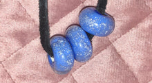Load image into Gallery viewer, Set of Three Glass Cremation Beads / Pet Loss / 3/16 inch Charm Cremation Beads / Cremation Glass / Cremation Jewelry / Handmade to Order