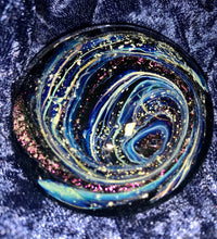 Load image into Gallery viewer, Sparkle Spiral Cremation Paperweight - Handmade To Order Glass Keepsake