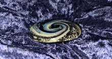 Load image into Gallery viewer, Twist Galaxy Cremation Paperweight - Handmade To Order Space Glass Paperweight