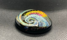 Load image into Gallery viewer, Cremation Spiral Paperweight / Handmade To Order Spiral Glass Paperweight / Pet Loss / Ashes / Memorial / Glass Cremation / Glitter