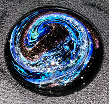 Load image into Gallery viewer, Galaxy Space Themed Ash Spiral Cremation Paperweight