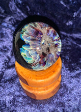 Load image into Gallery viewer, 2" Custom Ash Glass Flower Orb Marble - Cremation Globe - Handmade to Order Keepsake
