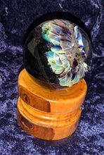 Load image into Gallery viewer, 2" Custom Ash Glass Flower Orb Marble - Cremation Globe - Handmade to Order Keepsake
