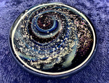 Load image into Gallery viewer, Custom Space Galaxy Spiral Cremation Ash Paperweight - Handmade to Order