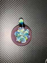 Load image into Gallery viewer, Custom Glass Cremation Flower Pendant - Made to Order