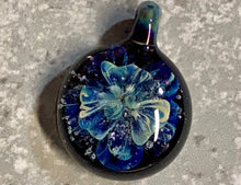 Load image into Gallery viewer, Custom Glass Cremation Flower Pendant - Made to Order