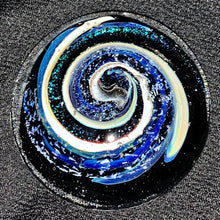 Load image into Gallery viewer, Handmade To Order Custom Cremation Spiral Glass Paperweight
