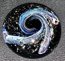 Load image into Gallery viewer, Handmade To Order Custom Cremation Spiral Glass Paperweight
