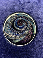 Load image into Gallery viewer, Handmade To Order Custom Cremation Spiral Glass Paperweight
