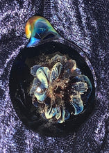 Load image into Gallery viewer, Handblown Made to Order Custom Flower Cremation Pendant
