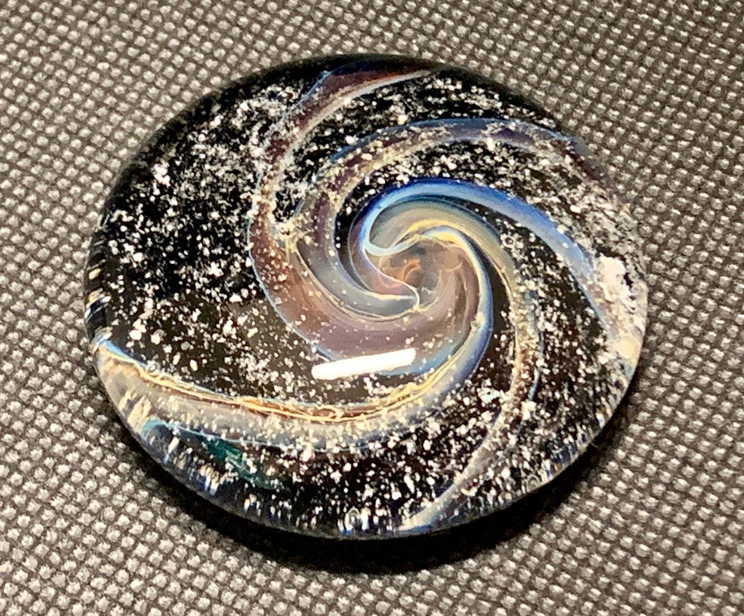 Custom Glass Twisty Space Cremation Paperweight