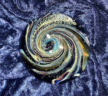 Load image into Gallery viewer, Custom Glass Twisty Space Cremation Paperweight
