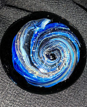 Load image into Gallery viewer, Custom Glass Twisty Space Cremation Paperweight
