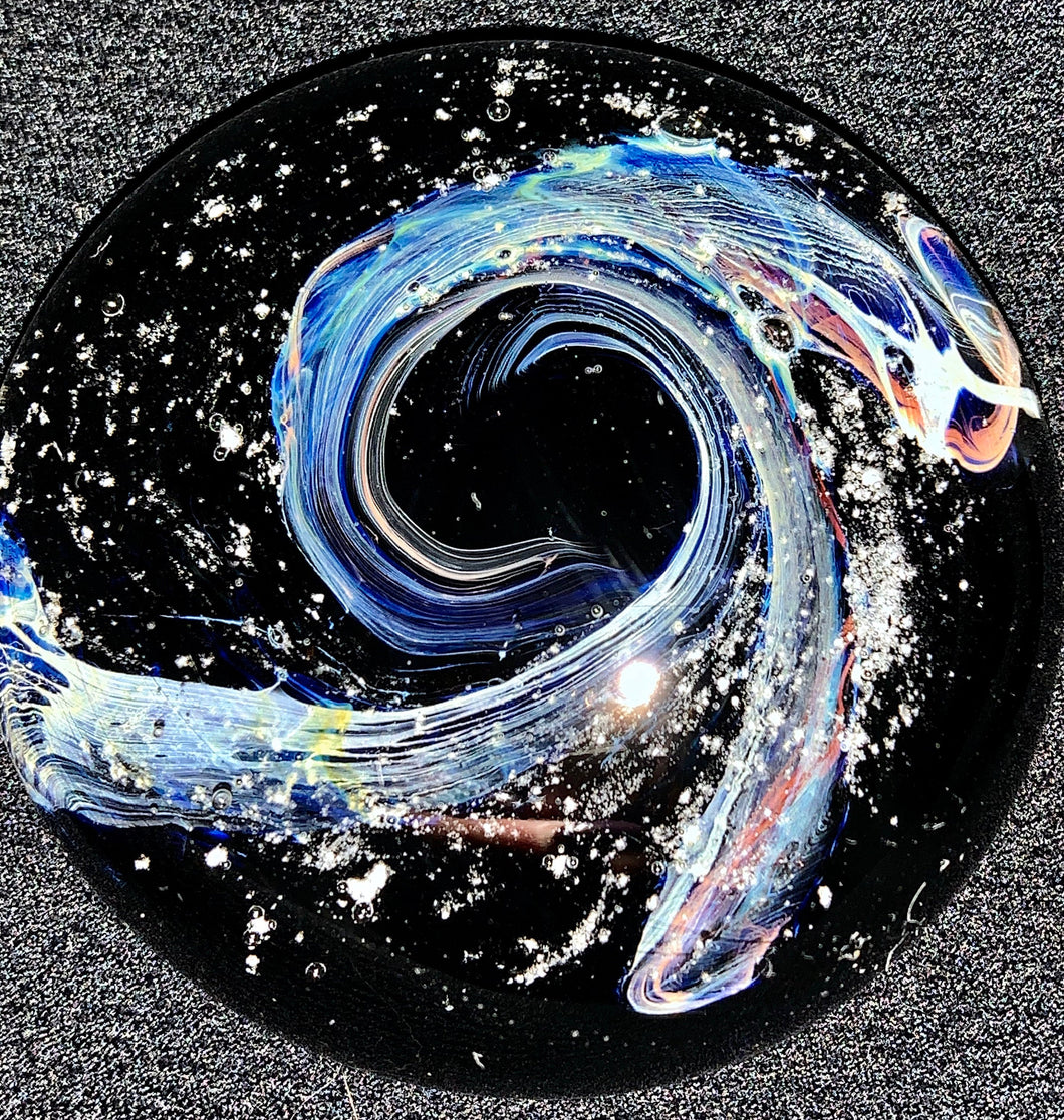 Custom Galaxy Cremation Ash Paperweight - Handmade to Order
