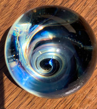 Load image into Gallery viewer, Galaxy Space Themed Ash Spiral Cremation Paperweight

