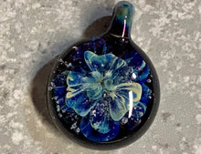 Load image into Gallery viewer, Custom Glass Cremation Flower Pendant - Made to Order
